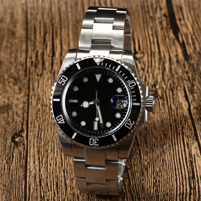 Men'S Luxury Automatic Watch Mechanical Watch 40Mm 904L Stainless Steel Swimming Designer Watch Classic Sapphire Luminous Watch Business Leisure Montre De Luxe