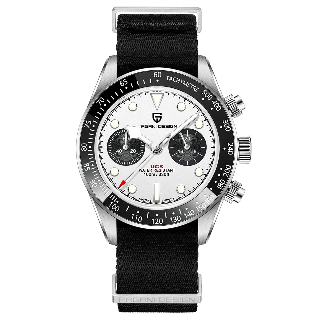 PAGANI DESIGN 2023 New BB Panda Retor Top Luxury Quartz Watch For Men Sport Chronograph AR Sapphire glass Reloj para hombre