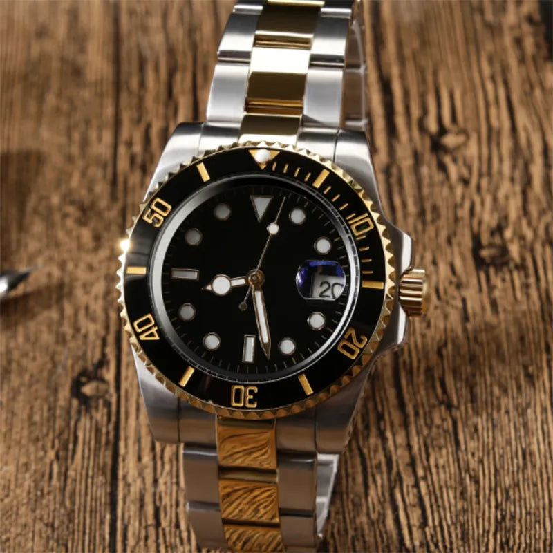 Men'S Luxury Automatic Watch Mechanical Watch 40Mm 904L Stainless Steel Swimming Designer Watch Classic Sapphire Luminous Watch Business Leisure Montre De Luxe