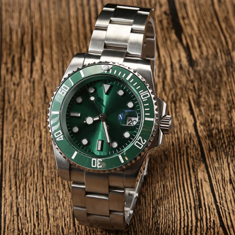 Men'S Luxury Automatic Watch Mechanical Watch 40Mm 904L Stainless Steel Swimming Designer Watch Classic Sapphire Luminous Watch Business Leisure Montre De Luxe